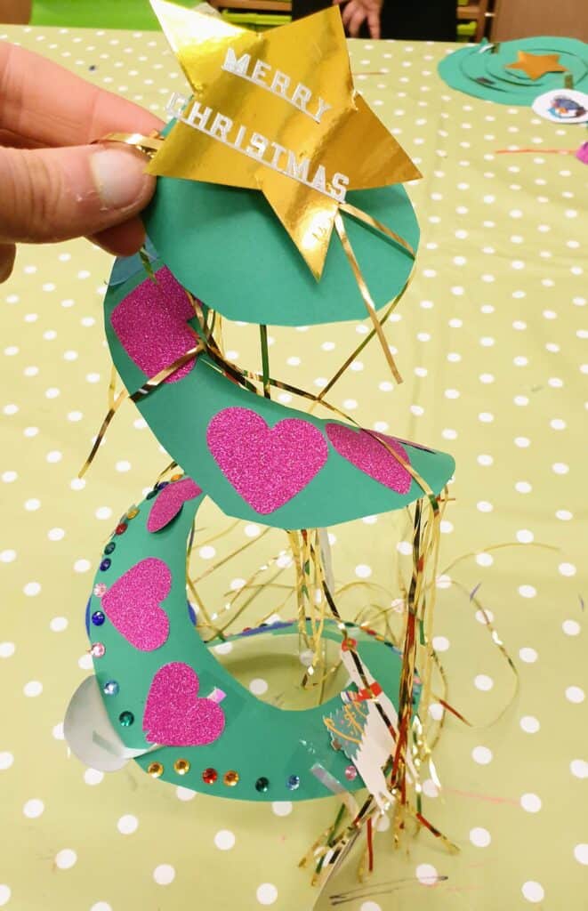 Christmas tree craft