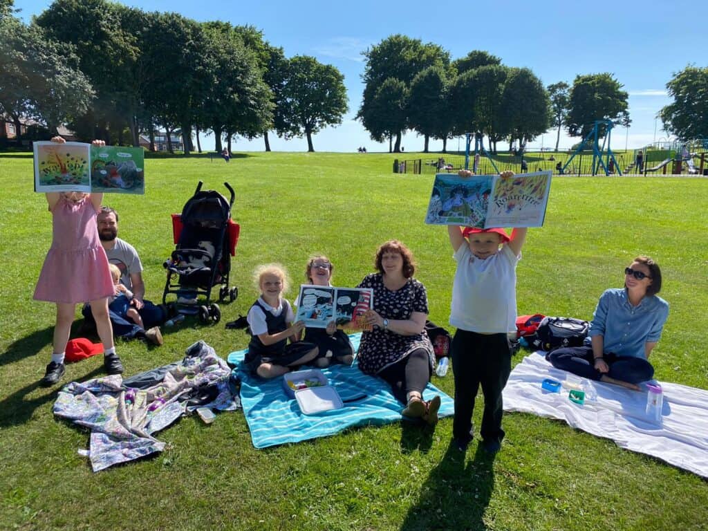 Group of people at the park