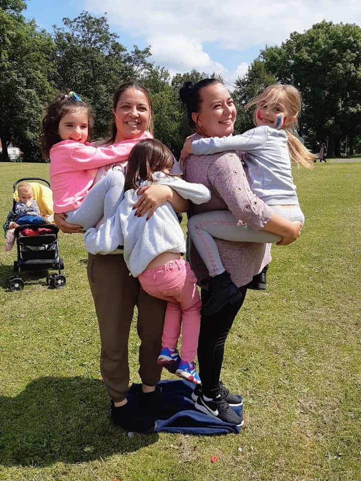 Group of people in the park