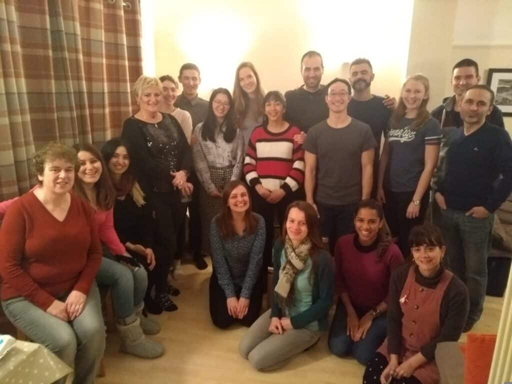 Group of people posing for a photo